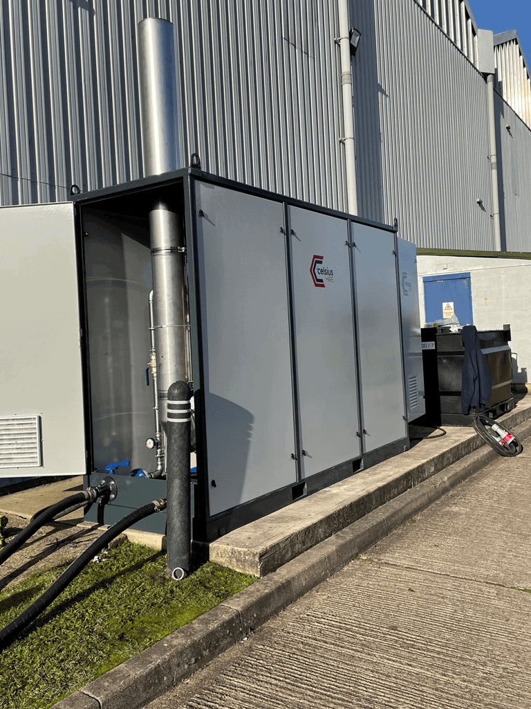 300kw Boiler and Fuel Tank For Warehouse Heating