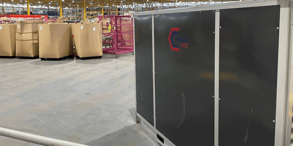 Celsius 150kw AHU For Warehouse Heating