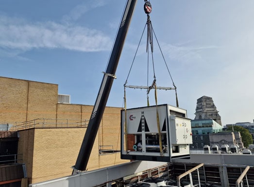 Celsius Hire - Chiller Crane Lift