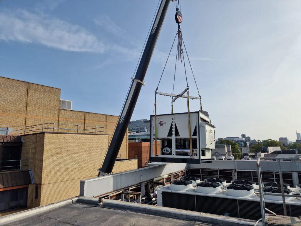 Chiller hire cran delivery liverpool