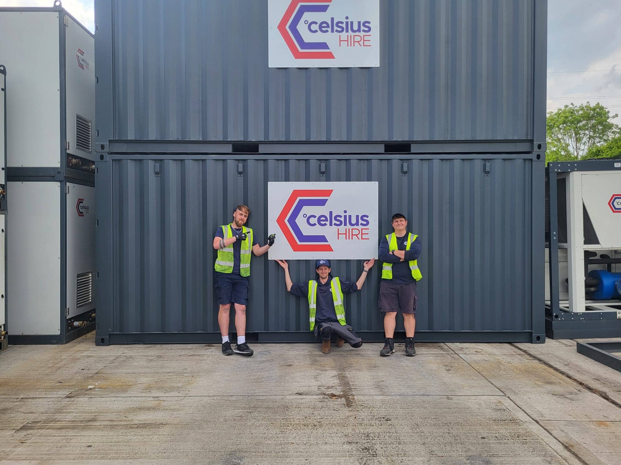 Warehouse team celsius hire Poole