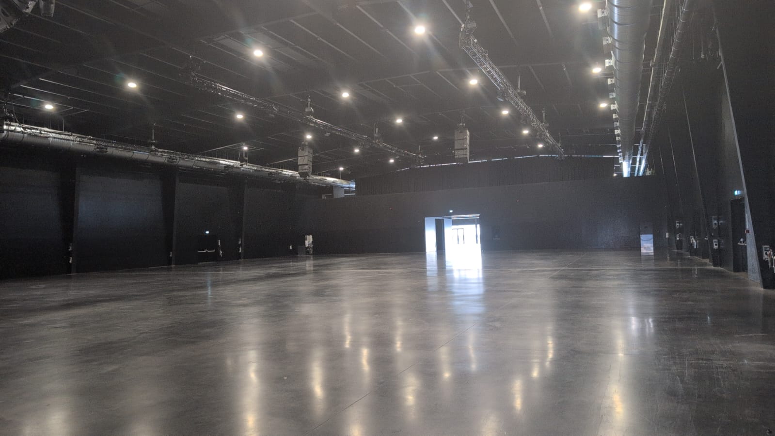 event cooling hire setup interior space being cooled