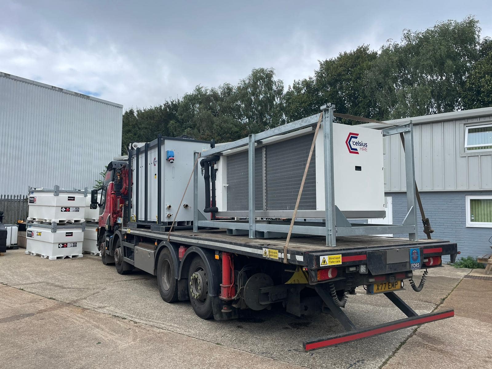 chiller hire lorry delivery bournemouth