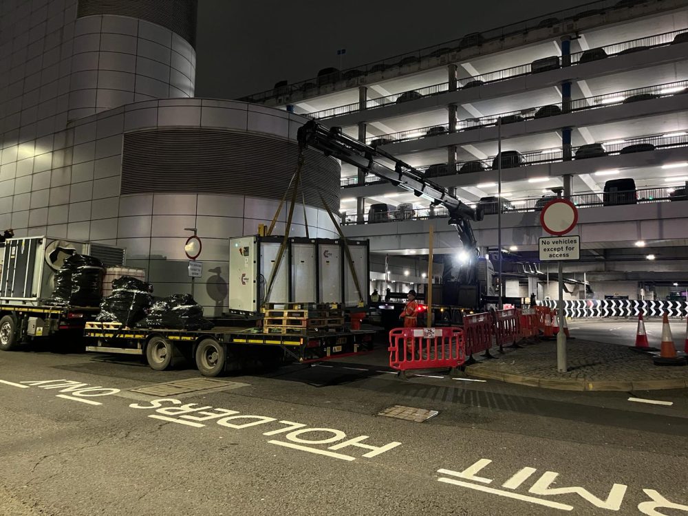 Airport Cooling Hire delivery